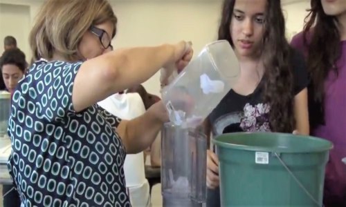 CERSusChem – Oficina de reciclagem de papel na Escola Conde do Pinhal