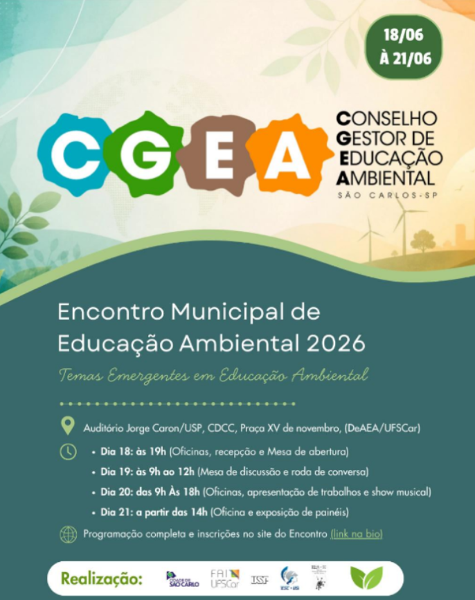 CERSusChem 🡨🡪 LASCA partnership contributes to the 2026 São Carlos Municipal Environmental Education Meeting