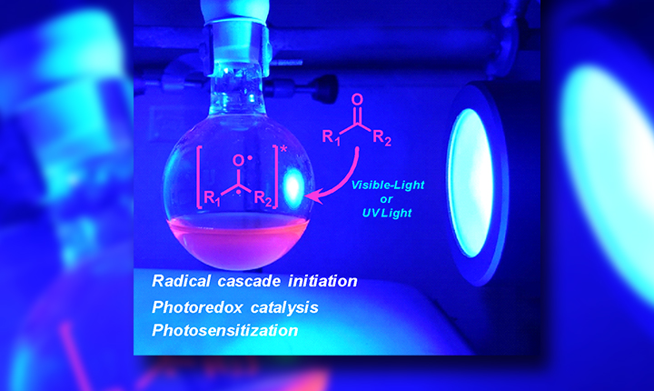 Photochemistry of carbonyl compounds: application on metal-free reactions