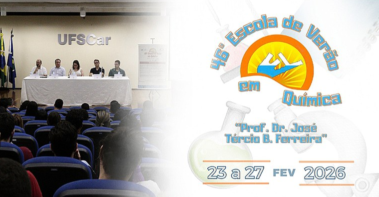 Departamento de Química da UFSCar realiza a 46ª Escola de Verão em Química em 2026