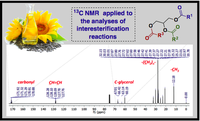 Comparison of the regiospecific distribution from triacylglycerols after chemical and enzymatic interesterification of high oleic sunflower oil and fully hydrogenated high oleic sunflower oil blend by carbon-13 nuclear magnetic resonance